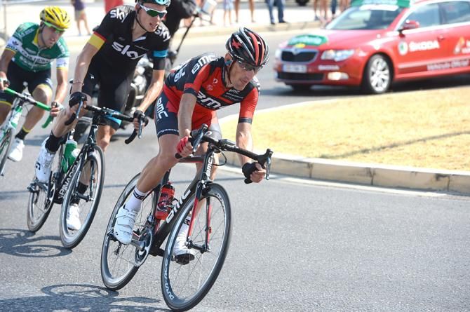 Marco Pinotti (BMC) leads the breakaway