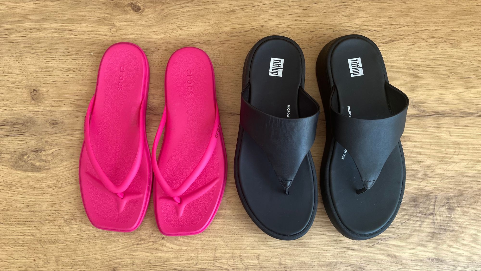 crocs and fitflop flip flops tested by Marie Claire UK