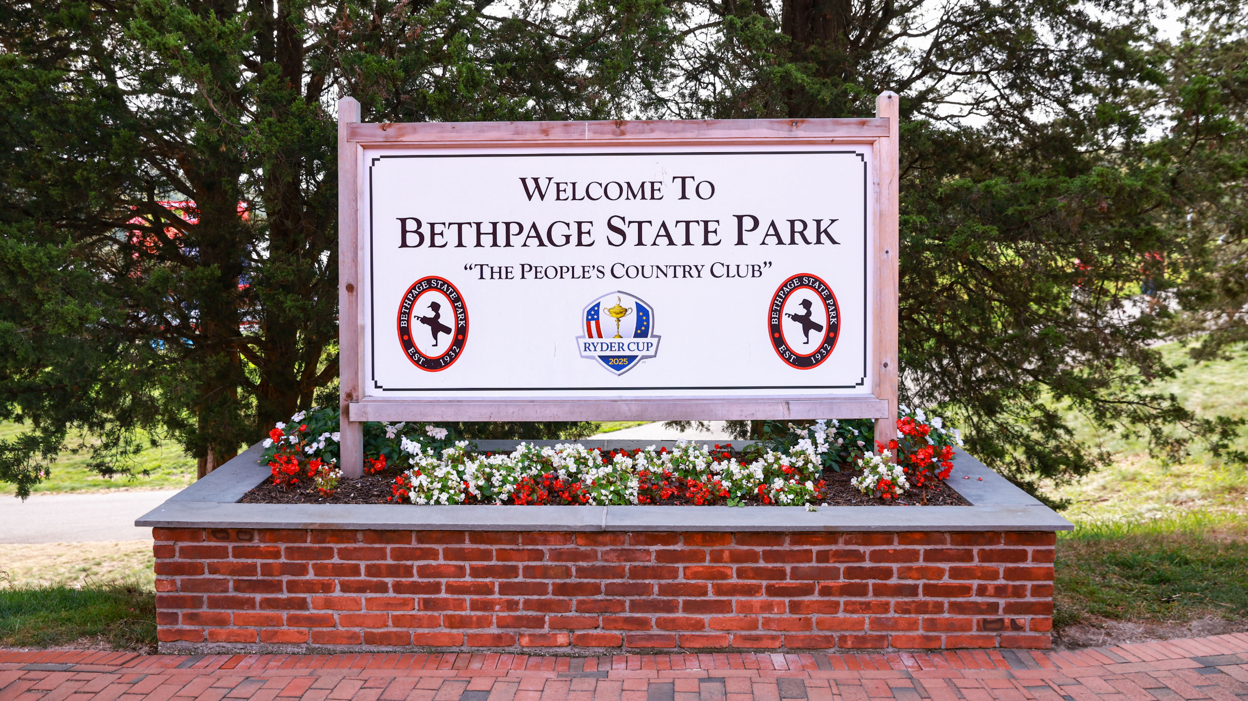 A sign at Bethpage State Park 