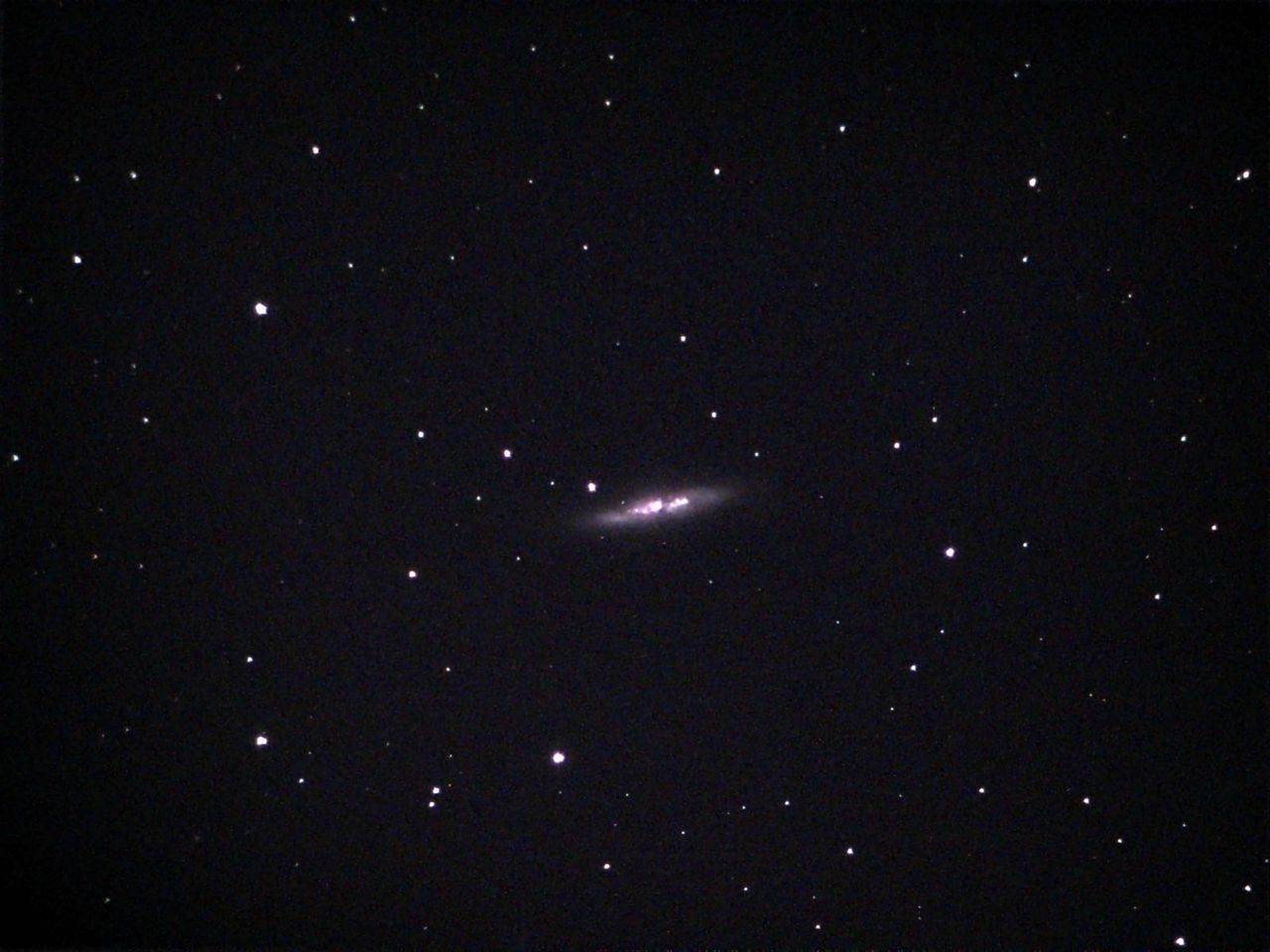 Cigar galaxy example image