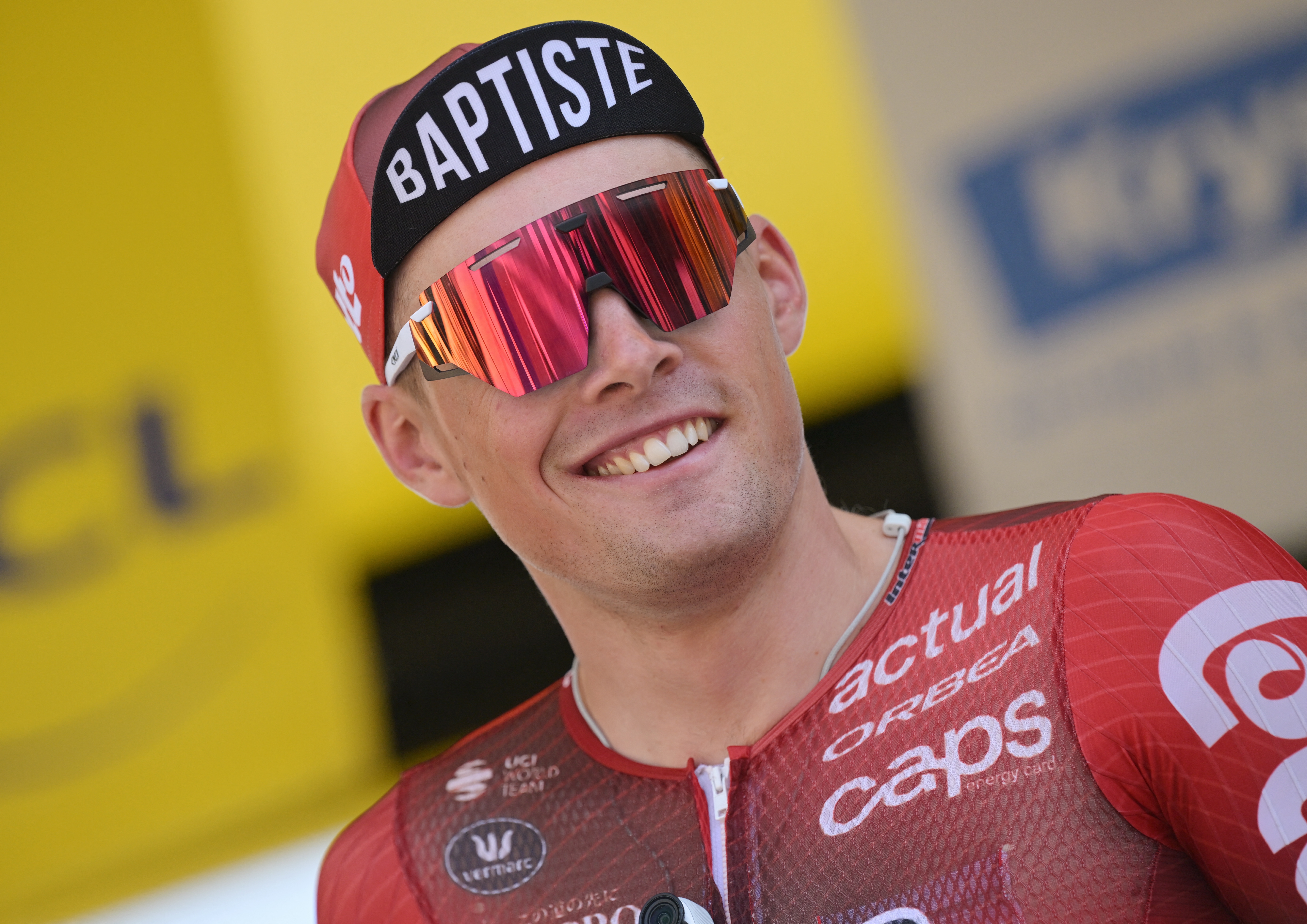 Baptiste Veistroffer at the Tour de France