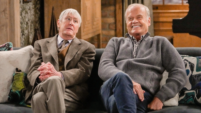 Kelsey Grammer and Nicholas Lyndhurst in the Frasier reboot