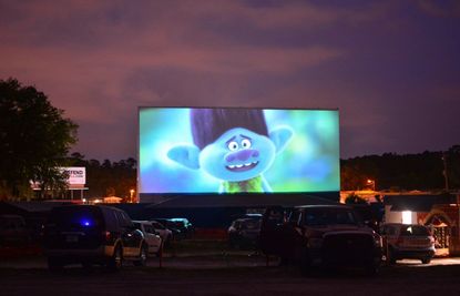 Florida drive-in shows Trolls World Tour