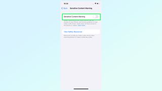 ios 17 sensitive content warning how to