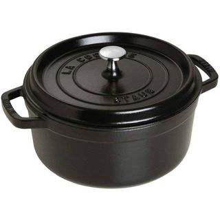 Staub Cocotte against a white background.