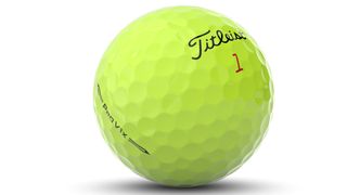 Titleist Pro V1x in yellow