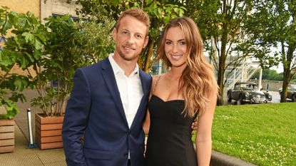 Jenson Button and fiancée Brittny Ward