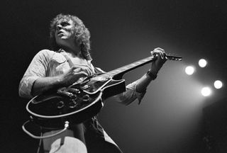 Ronnie Montrose performs at Alex Cooley's Electric Ballroom in Atlanta, Georgia on June 17, 1975