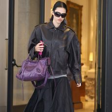 Amelia Grey wearing clogs. 