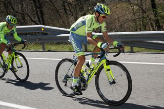 Alberto Contador finished second during stage 3 at Volta a Catalunya.