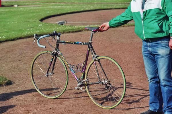 Franco Ballerini's win in 1995 came aboard the iconic Colnago C40.