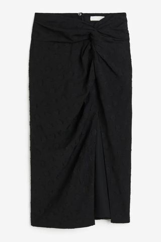 H&M Knot-Detail Skirt