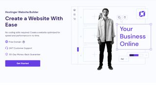 Hostinger website builder homepage screenshot
