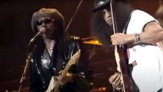Nile Rodgers and Slash perform live at the Budokan in 1996