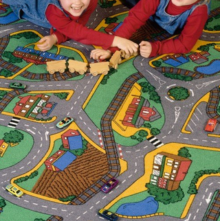 Playtime Roads Budget Carpet