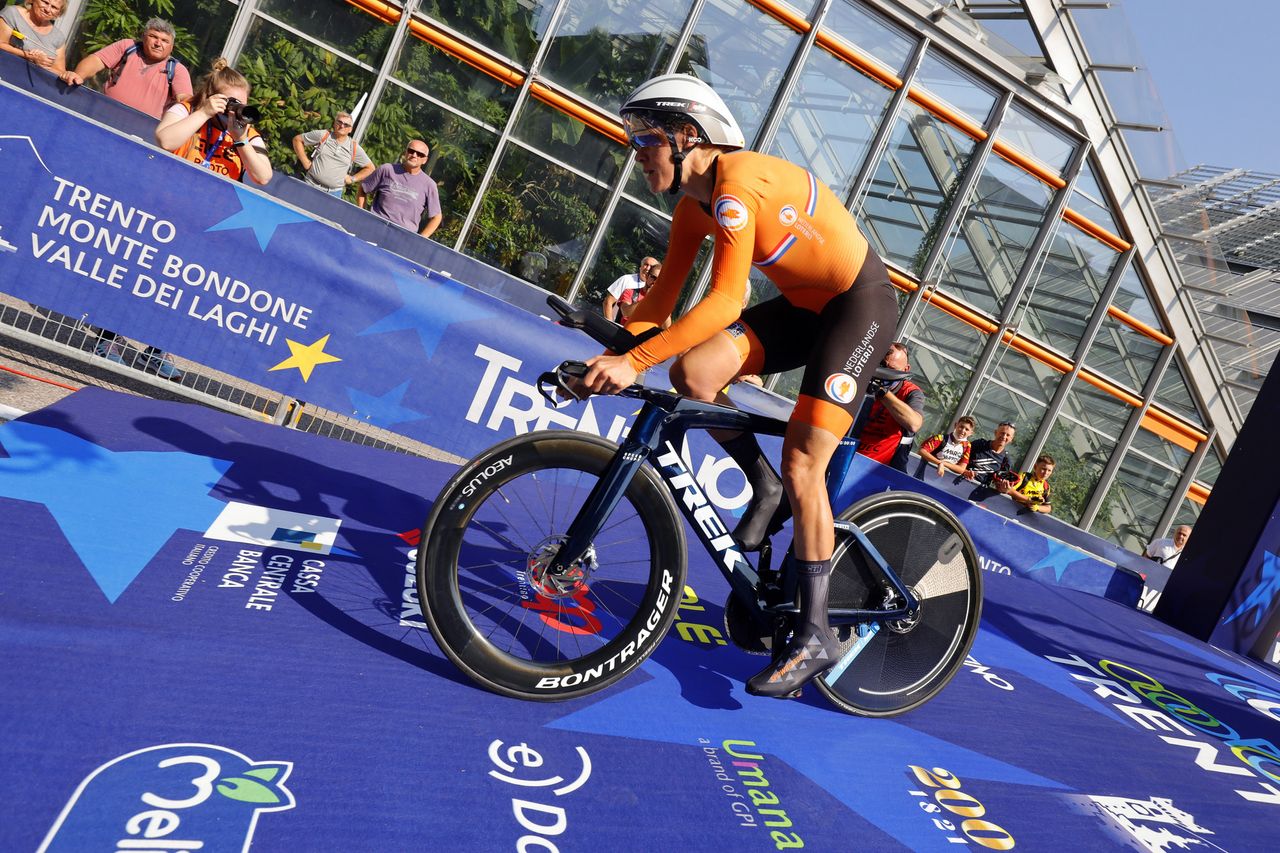 2021 UEC Road European Championships Trento Elite Womens Individual Time Trial 224 km 09092021 Ellen Van Dijk Netherlands photo Ilario BiondiBettiniPhoto2021