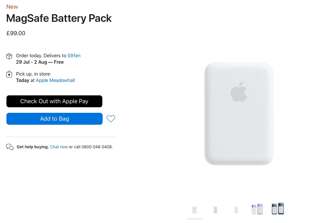 Magsafe Battery Pack Meadowhall