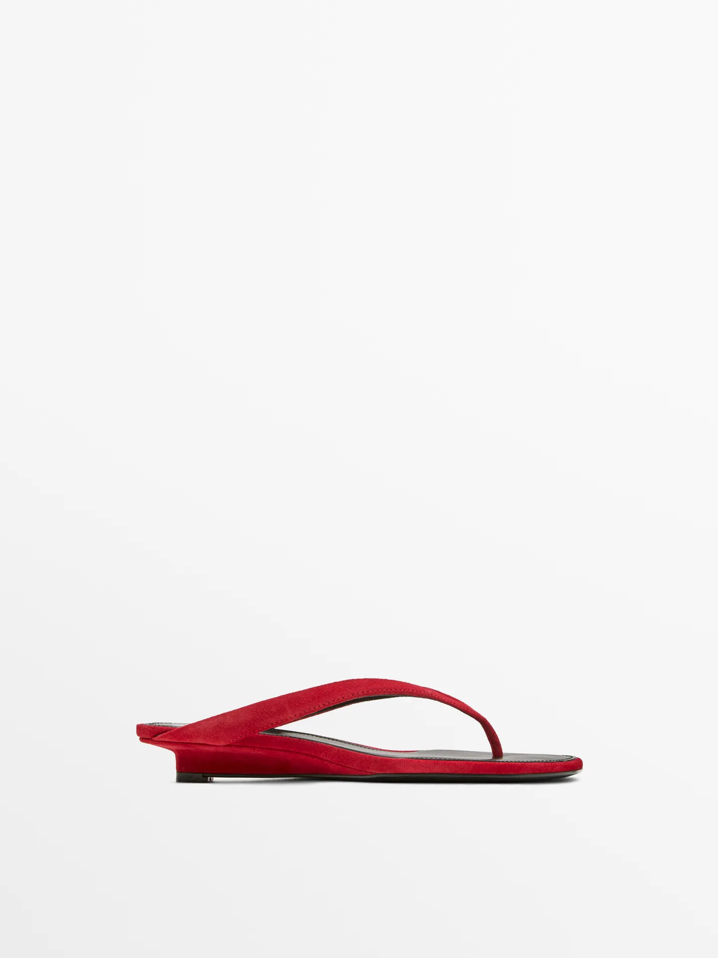 Massimo Dutti, Mid-Heel Sandals With Toe Divider