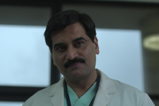 Humayun Saeed as Dr. Hasnat Khan in The Crown season 5