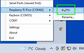 Serial Port Notifier