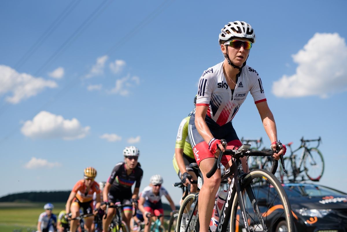 Emma Pooley (Great Britain) at Th&uuml;ringen-Rundfahrt