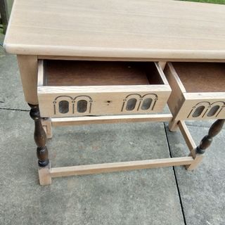 dressing table sanded down