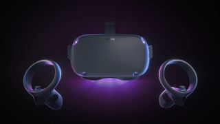 Oculus Quest headset and Oculus Touch controllers