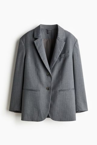 Oversized Single-Breasted Blazer