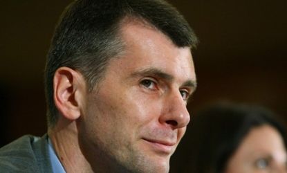 New Jersey Nets owner Mikhail Prokhorov made billions in Russia's metals markets, and now wants to relieve the country of its Putin problem by running for president.