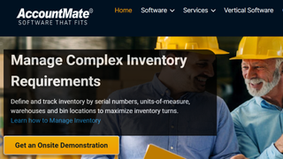 Website screenshot for AccountMate