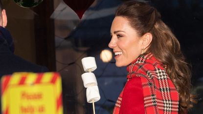 cardiff, wales december 08 catherine, duchess of cambridge during a visit to cardiff castle with prince william, duke of cambridge on december 08, 2020 in cardiff, wales photo by samir husseinwireimage