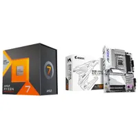 AMD + Gigabyte Ryzen 7 7800X3D + B650E Aorus Elite X AX Ice