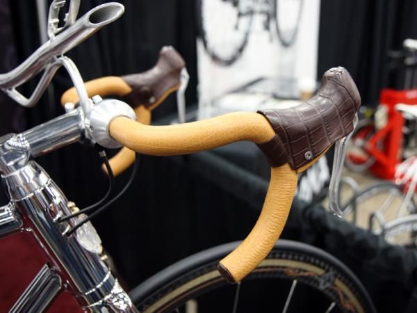 Krencker customers can choose from a range of custom leather finishes.
