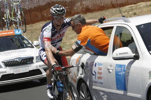 Andre Greipel (Lotto Belisol) was mindful of the conditions.