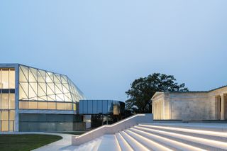 Buffalo AKG Art Museum opens, seen here old and new connected