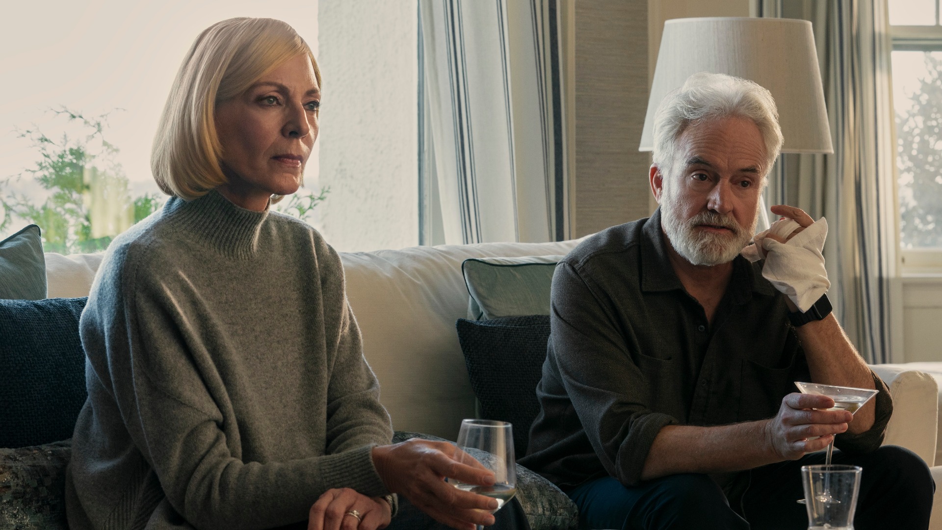 Allison Janney as Grace Penn, Bradley Whitford as Todd Penn in episode 306 of The Diplomat
