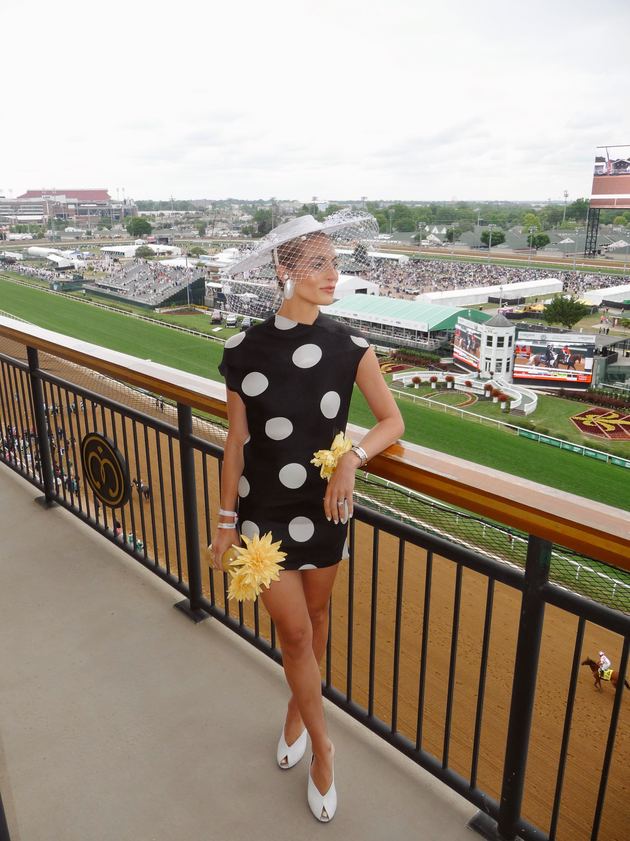 Mary Glenn McElveen at the Kentucky Derby 2026 with Longines