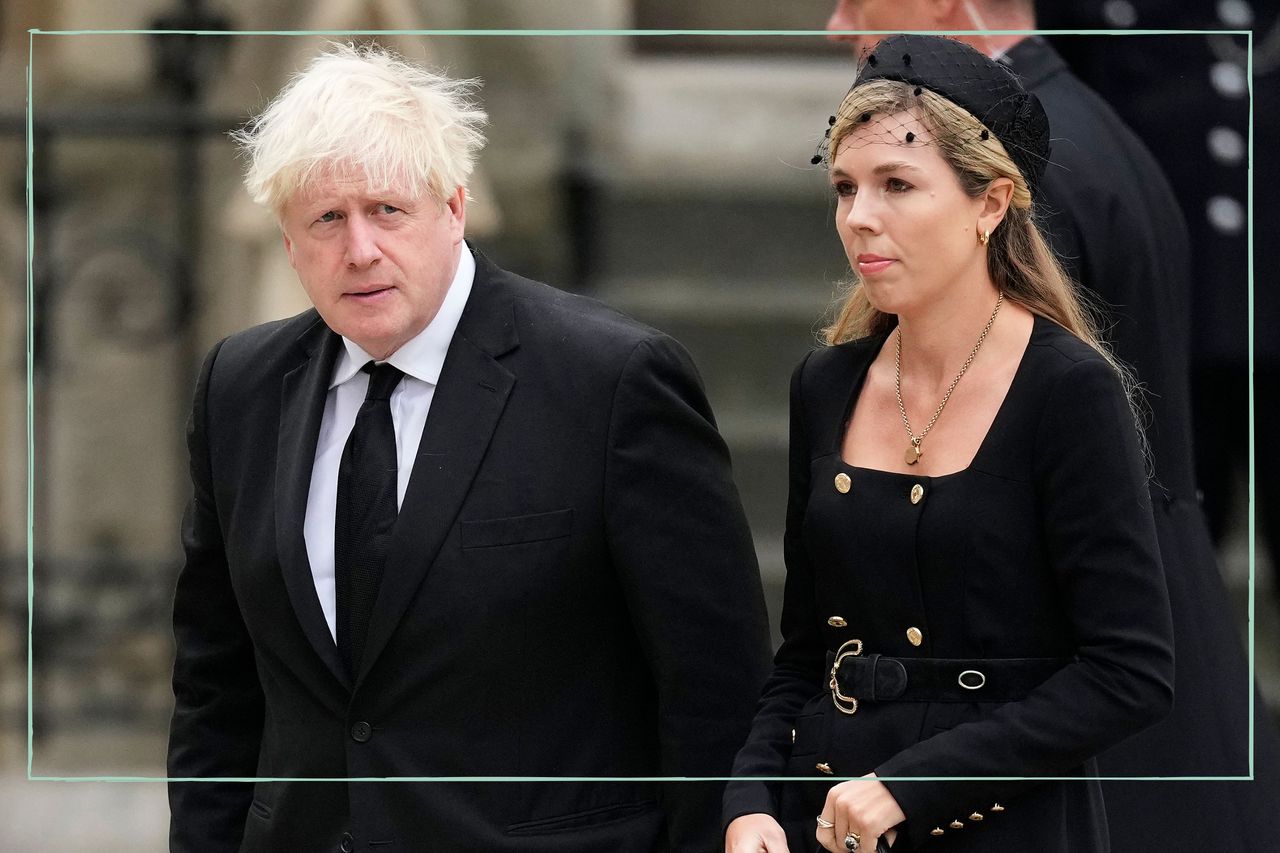 Boris Johnson and his wife Carrie Johnson