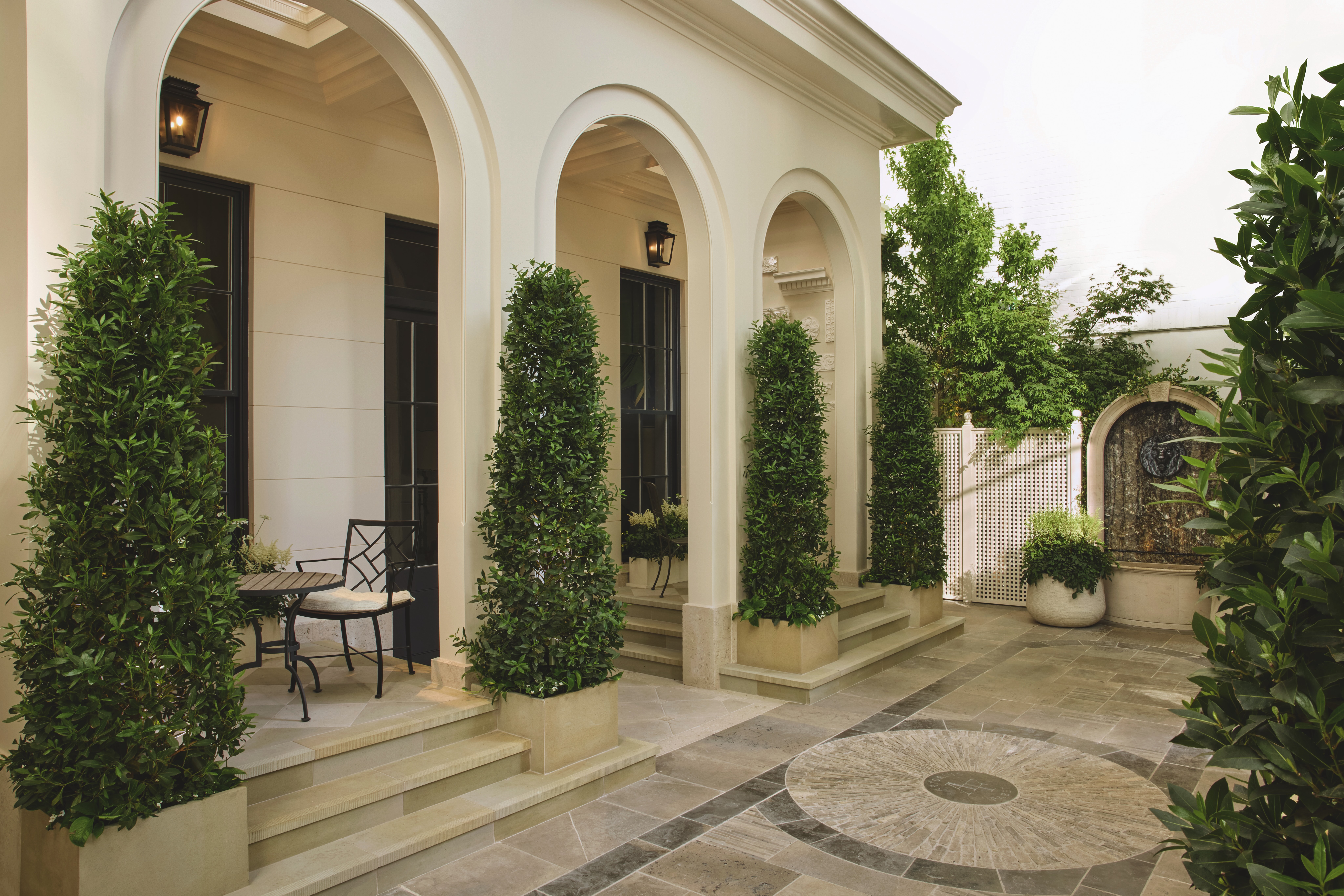 detail of the pavilion by adam architecture. it is very classical
