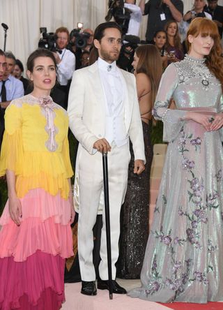 Charlotte Casiraghi attends the Met Gala alongside Florence Welch