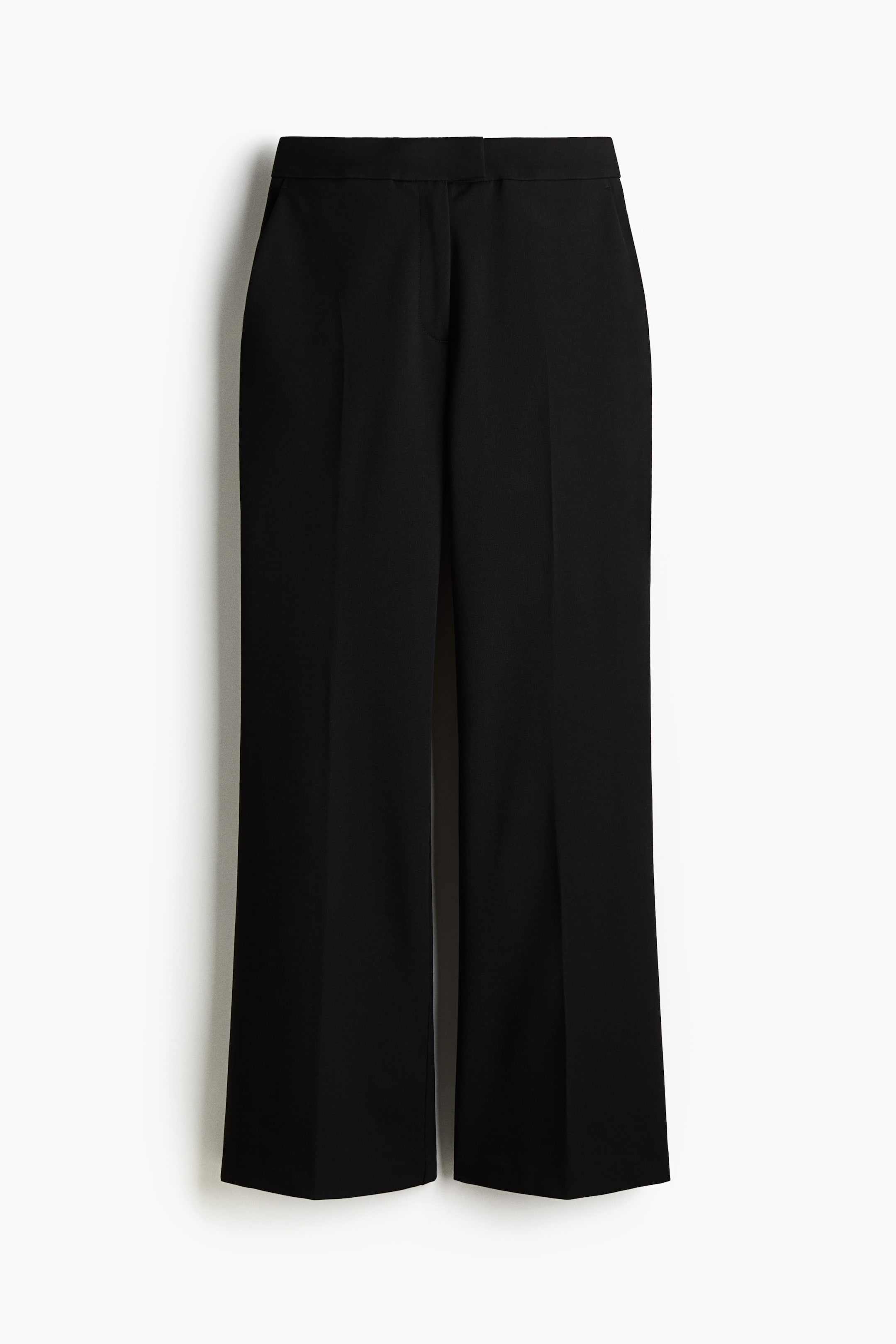 Bootcut Pants - Dark Gray Melange