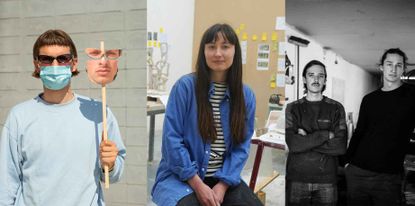 Three portraits of the winners of the Dutch Design Awards 2025