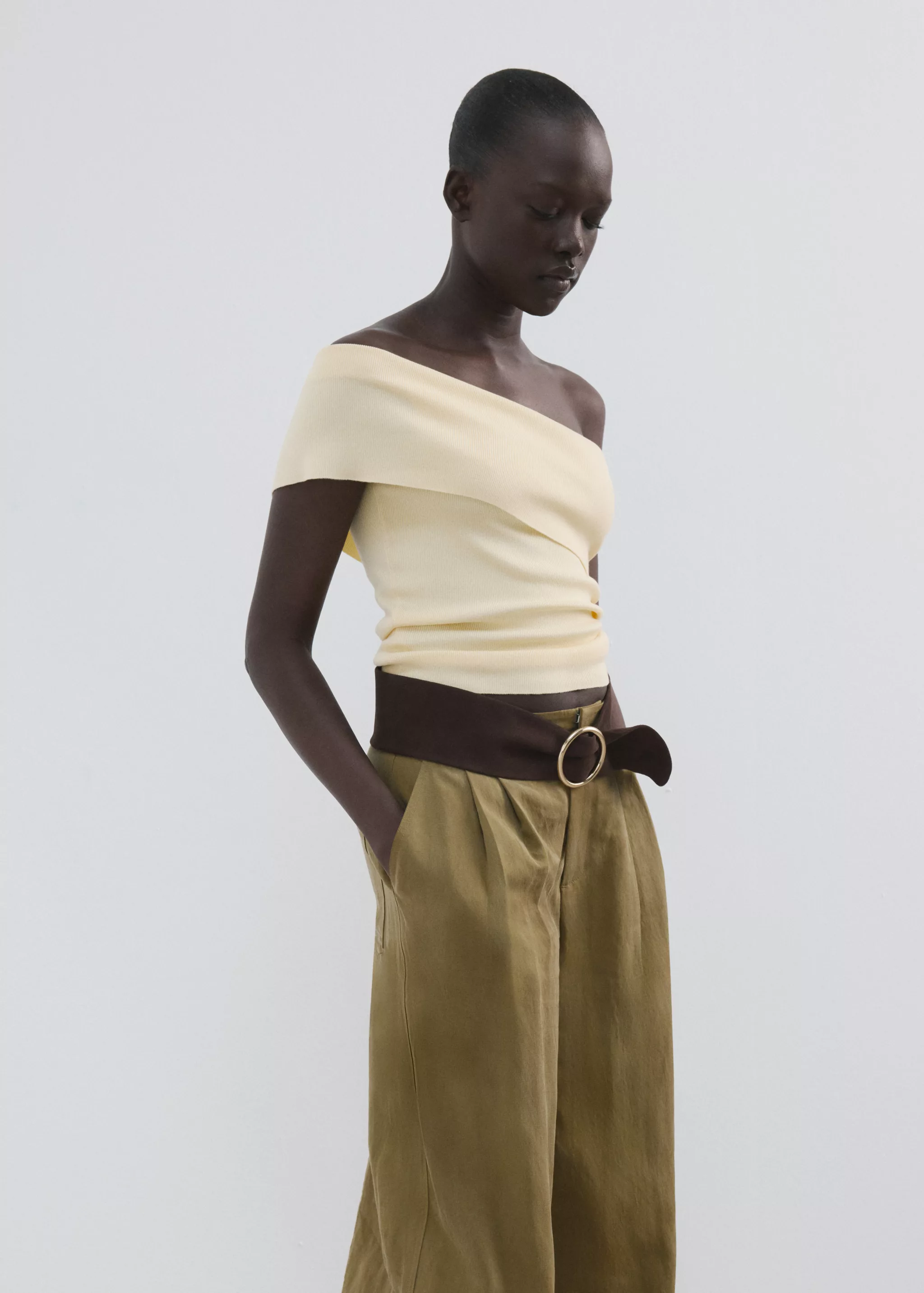 Strapless Knitted Top - Women | Mango United Kingdom