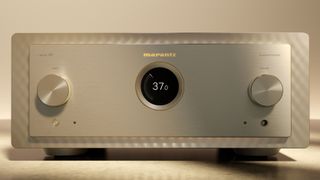 Marantz Model 10 amplifier photographed from the front