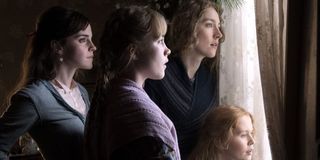 Little Women the March sisters look out their window