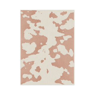 Ruggable Rose and Ivory cowhide rug
