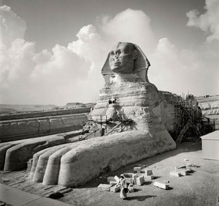 Renovation of The Sphinx by Dr Mahmoud Mabrouk