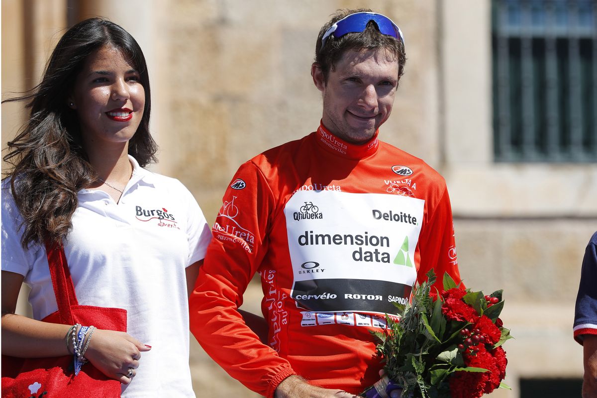 Jacques Janse Van Rensburg (Dimension Data) leads the mountains classification