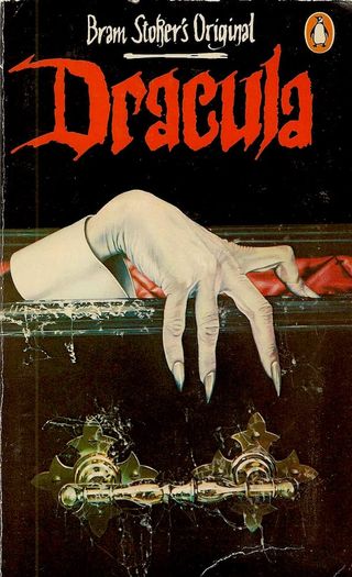 This 1980s cover captures the deadly spirit of the original Dracula