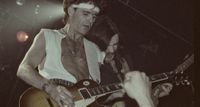 Brian Robertson and Lemmy Kilmister in 1982, during the former Thin Lizzy guitarist's ill-fated stint with Mot&ouml;rhead